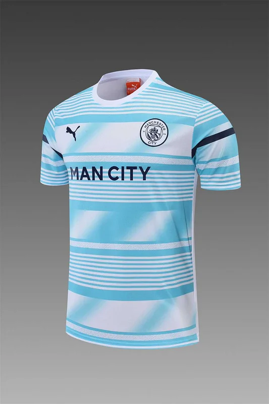 22-23 Manchester City Training Kit Wear White Blue