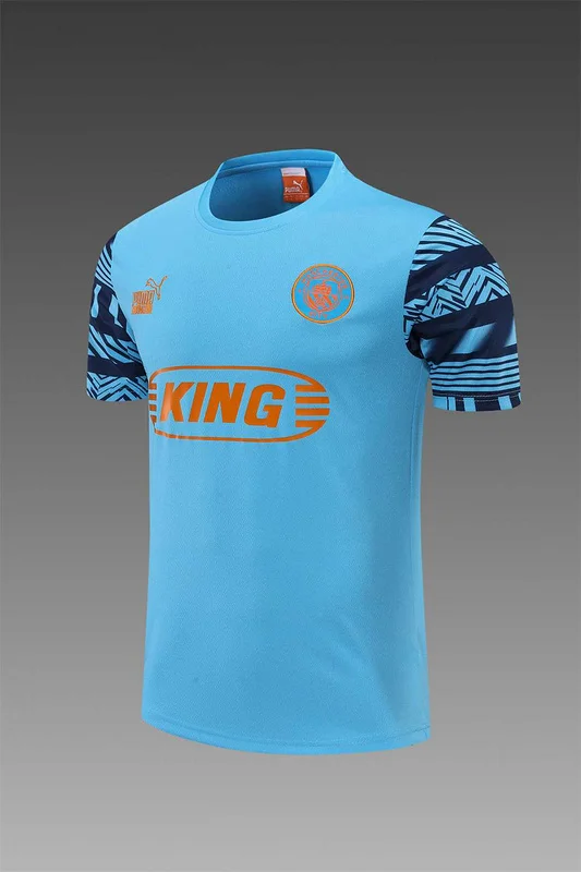 22-23 Manchester City Training Kit Wear Blue