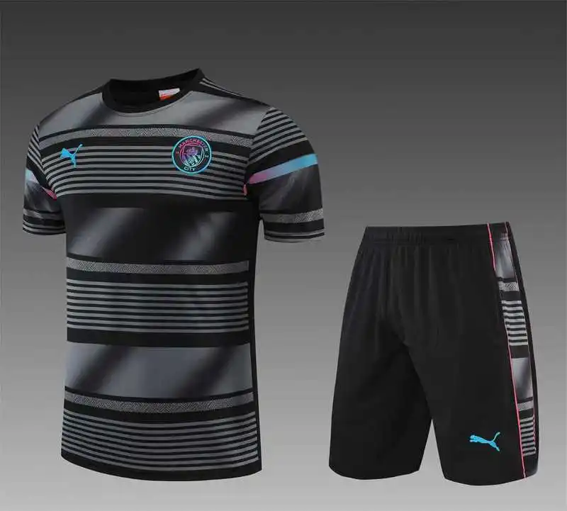 22-23 Manchester City Training Kit Wear Black