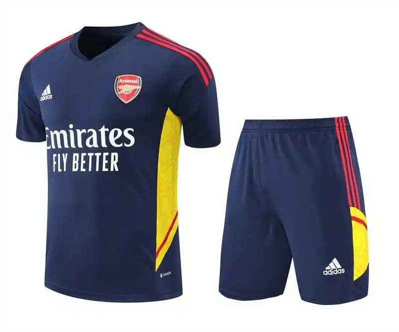 22-23 Arsenal Training Suit Short Sleeve Kit Royal Blue