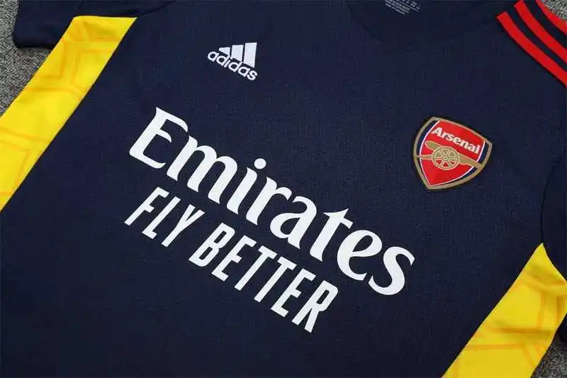 22-23 Arsenal Training Suit Short Sleeve Kit Royal Blue