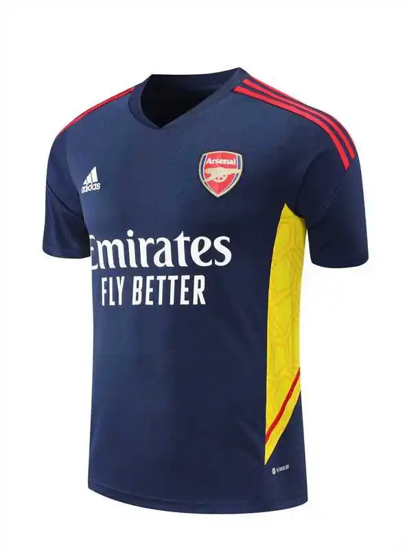 22-23 Arsenal Training Suit Short Sleeve Kit Royal Blue