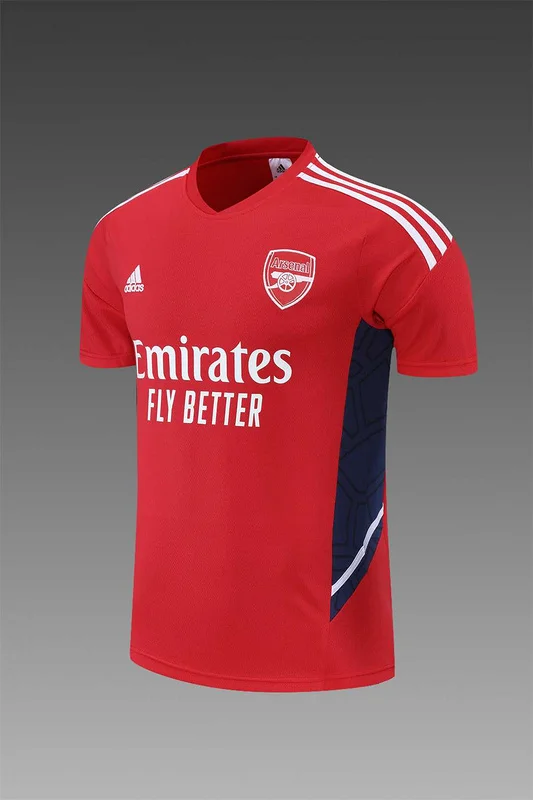 22-23 Arsenal Training Suit Short Sleeve Kit Red