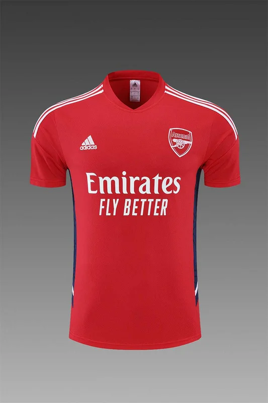 22-23 Arsenal Training Suit Short Sleeve Kit Red