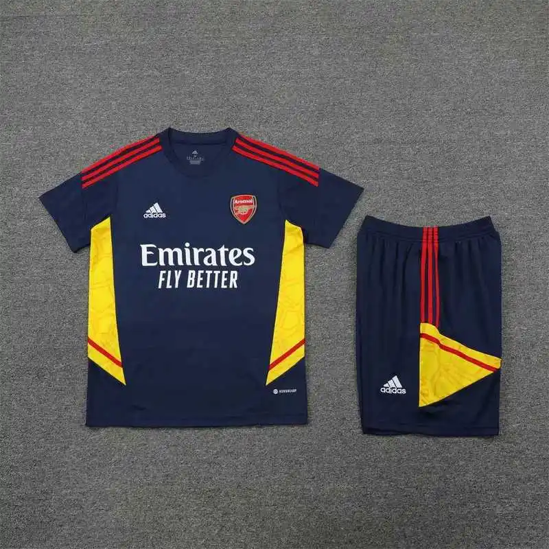 22-23 Arsenal Training Suit Short Sleeve Kit Royal Blue