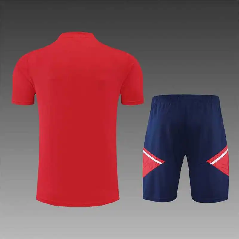 22-23 Arsenal Training Suit Short Sleeve Kit Red