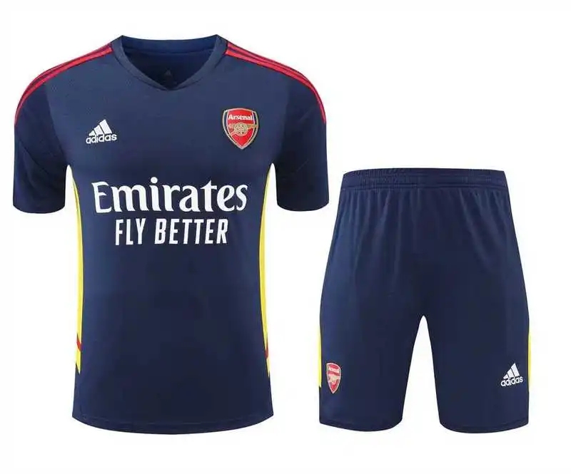 22-23 Arsenal Training Suit Short Sleeve Kit Royal Blue