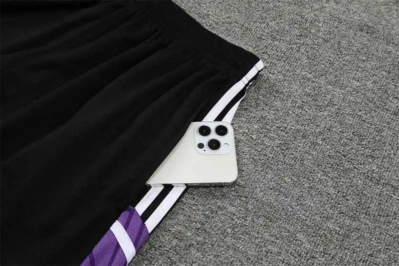 22-23 Real Madrid Training Suit Short Sleeve Kit Purple