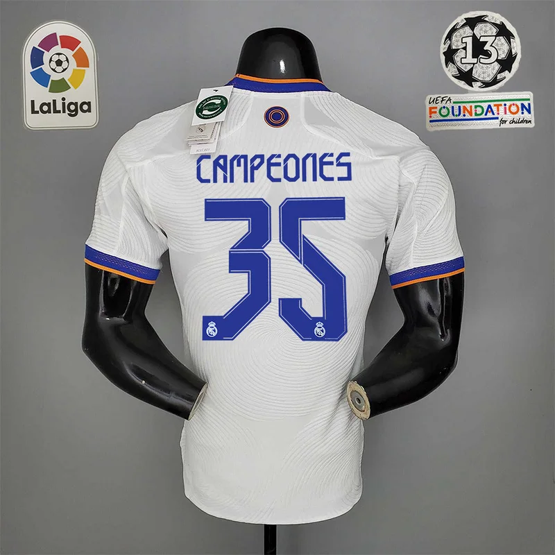 21-22 Real Madrid jersey home player version