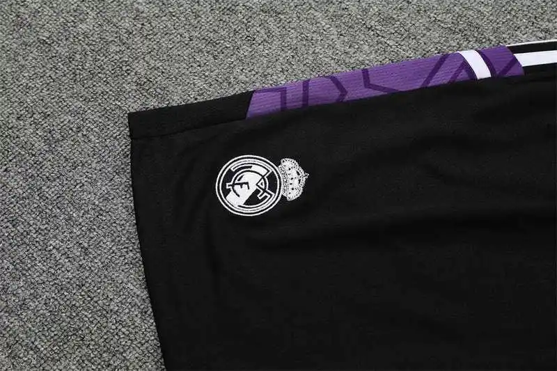 22-23 Real Madrid Training Suit Short Sleeve Kit Purple