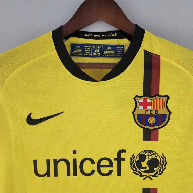 08-09 Barcelona jersey away long sleeve