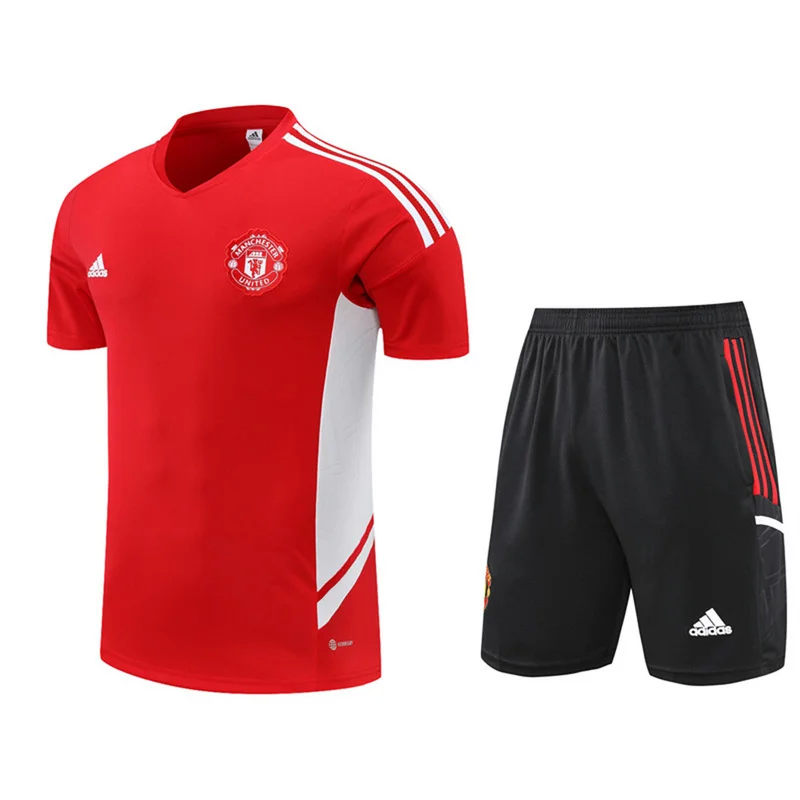 22-23 Manchester United jersey training suit red