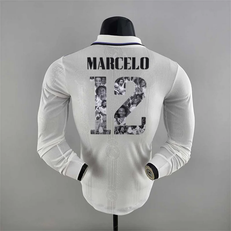 22-23 Real Madrid jersey long sleeve home player version