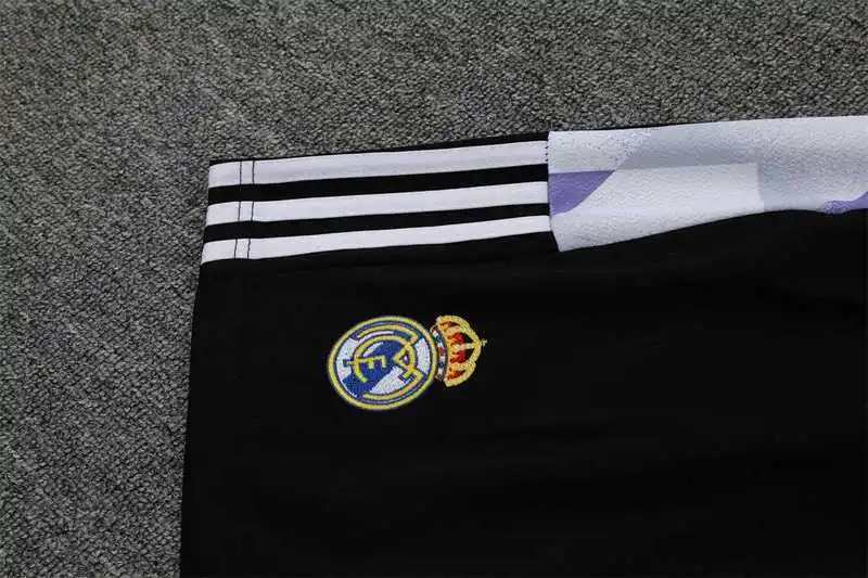 22-23 Real Madrid training suit short sleeve kit white blue