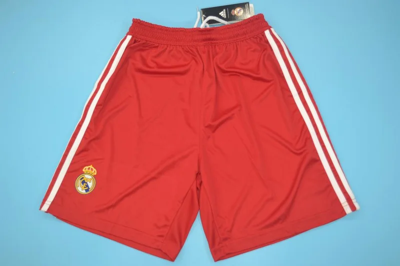 11-12 Real Madrid shorts red