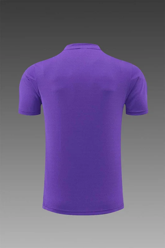 22-23 Real Madrid Training Suit Short Sleeve Kit Purple