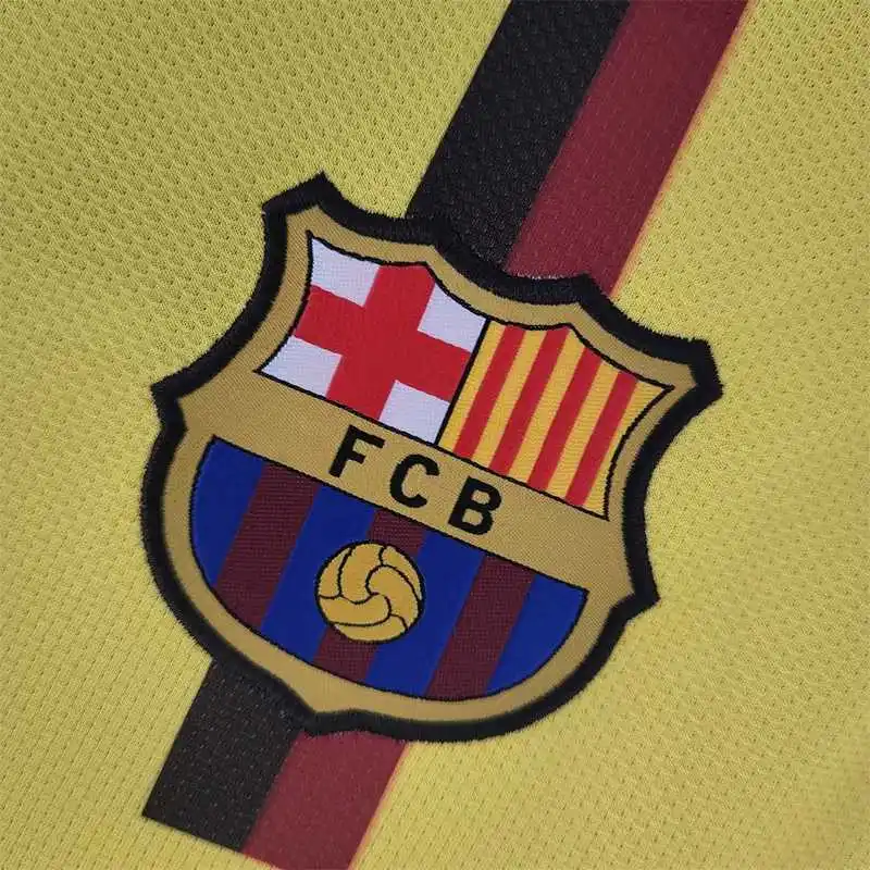 08-09 Barcelona jersey away long sleeve