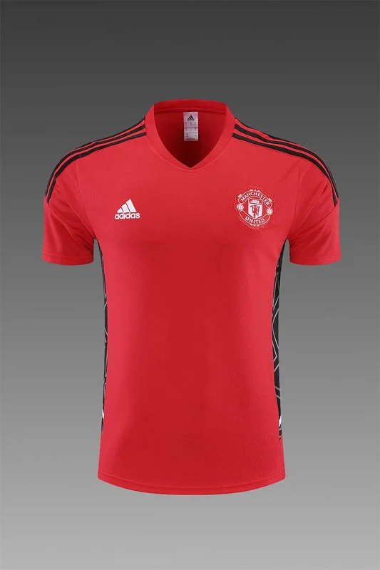 22-23 Manchester United jersey Training Suit Short Sleeve Kit Red