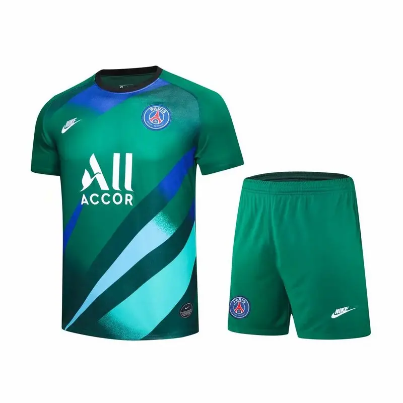 19-20 PSG jersey training kit Green Goalie Suit