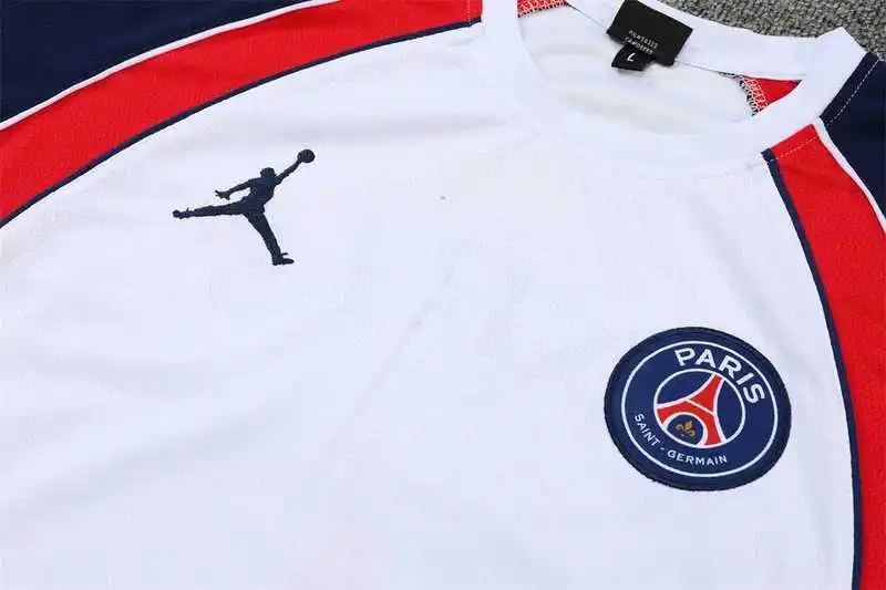 22-23 PSG training suit short sleeve kit White Blue Red