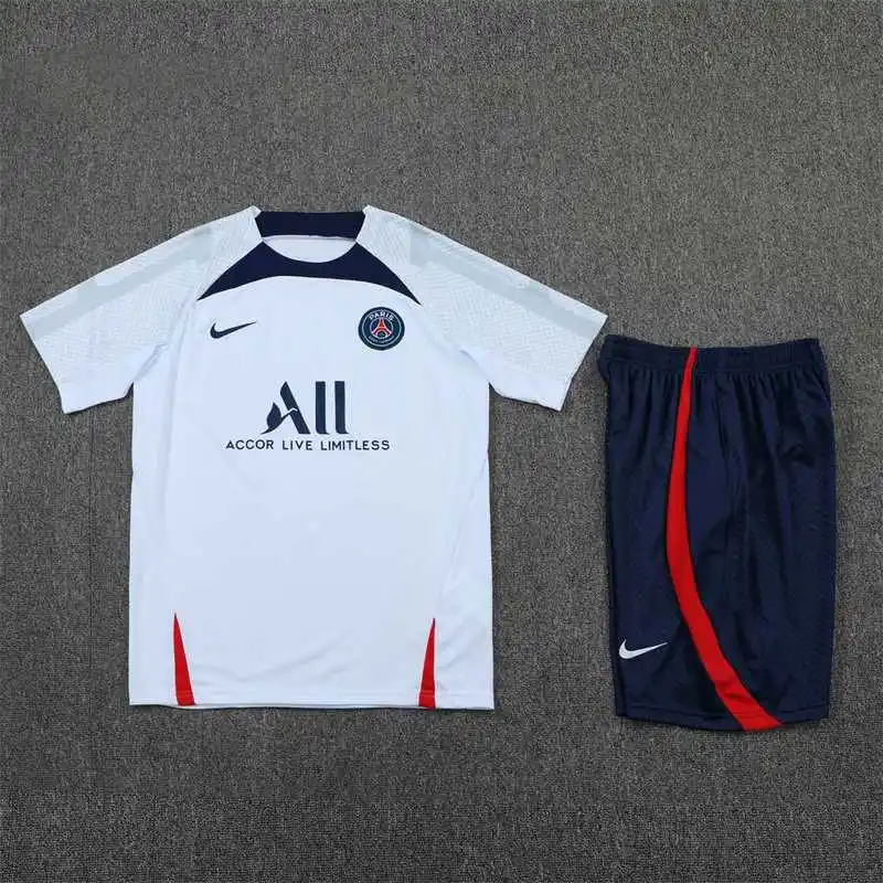 22-23 PSG Training Suit Short Sleeve Kit White