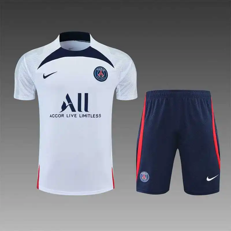 22-23 PSG Training Suit Short Sleeve Kit White