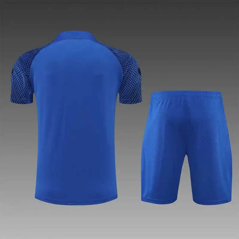 22-23 PSG training suit short sleeve kit blue