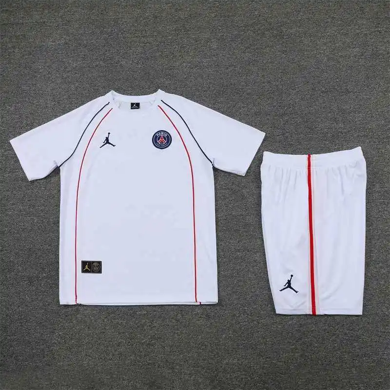 22-23 PSG training suit short sleeve kit White