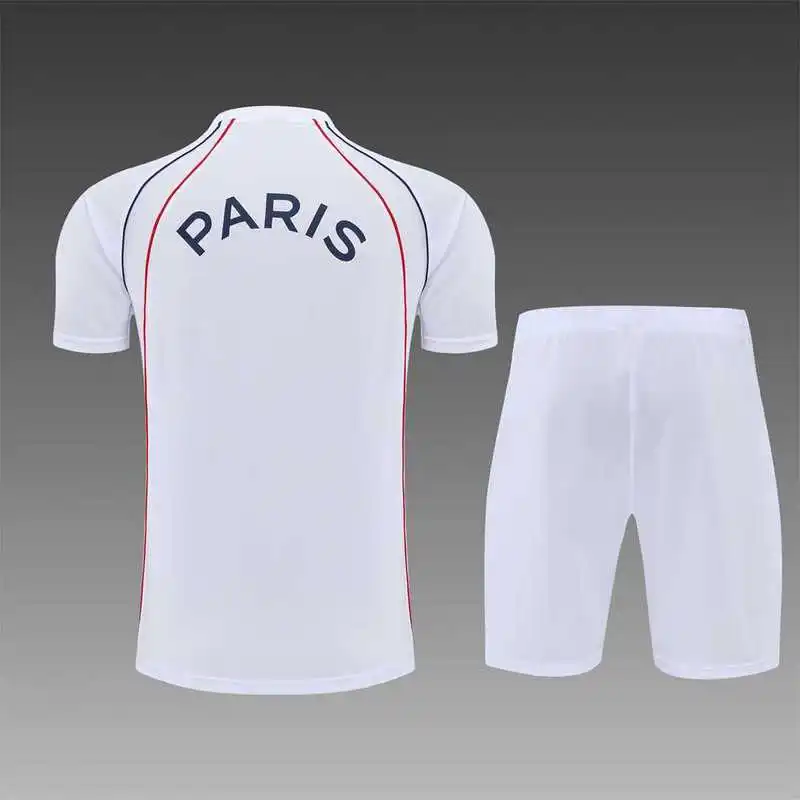 22-23 PSG training suit short sleeve kit White