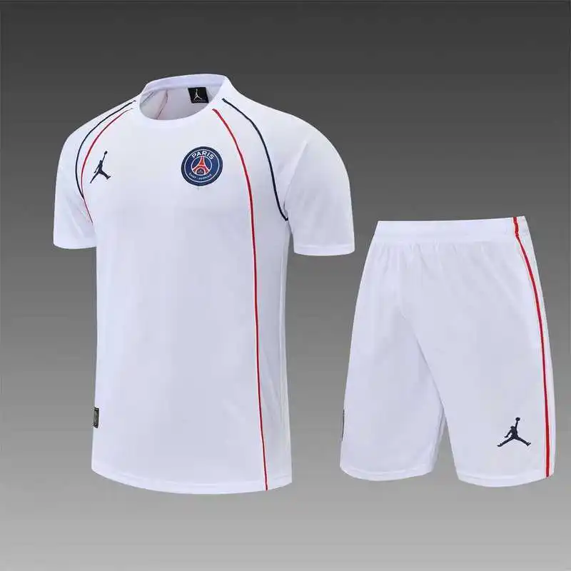 22-23 PSG training suit short sleeve kit White