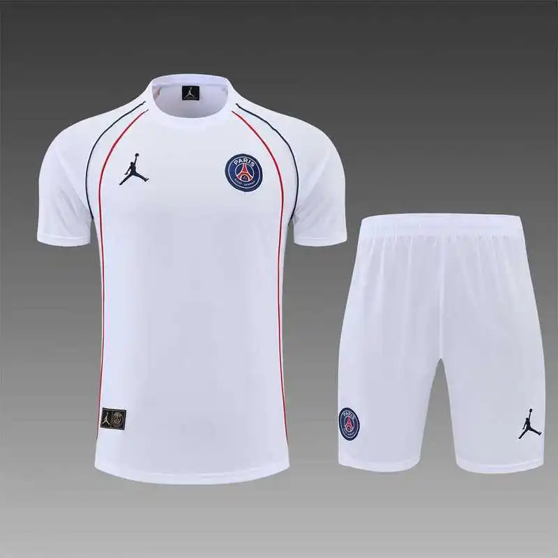 22-23 PSG training suit short sleeve kit White