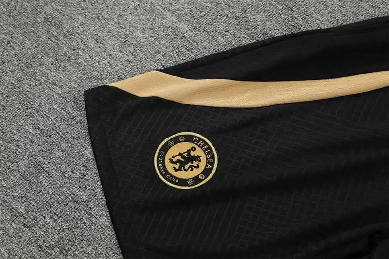 22-23 Chelsea training jersey suit short sleeve kit black