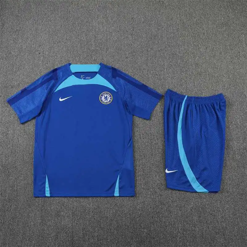 22-23 Chelsea Training kit Short Sleeve Kit Blue