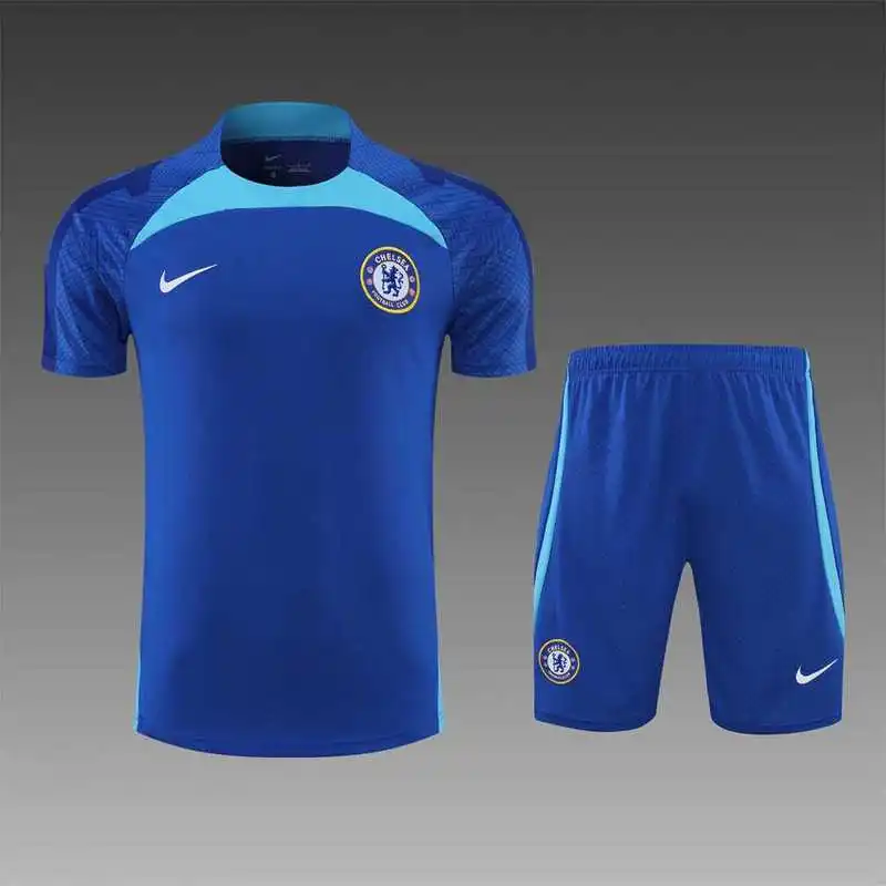 22-23 Chelsea Training kit Short Sleeve Kit Blue