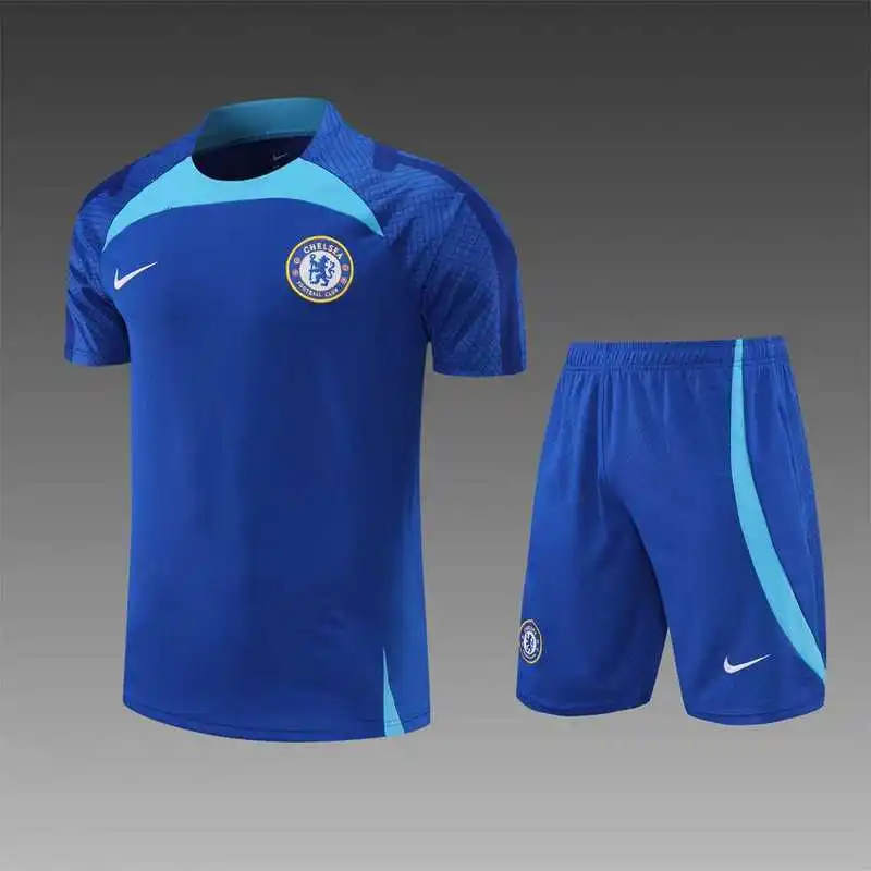 22-23 Chelsea Training kit Short Sleeve Kit Blue