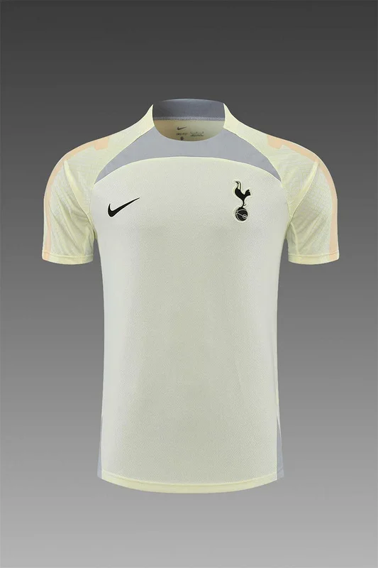 22-23 Tottenham jersey training suit short sleeve kit Beige