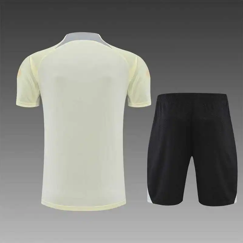 22-23 Tottenham jersey training suit short sleeve kit Beige