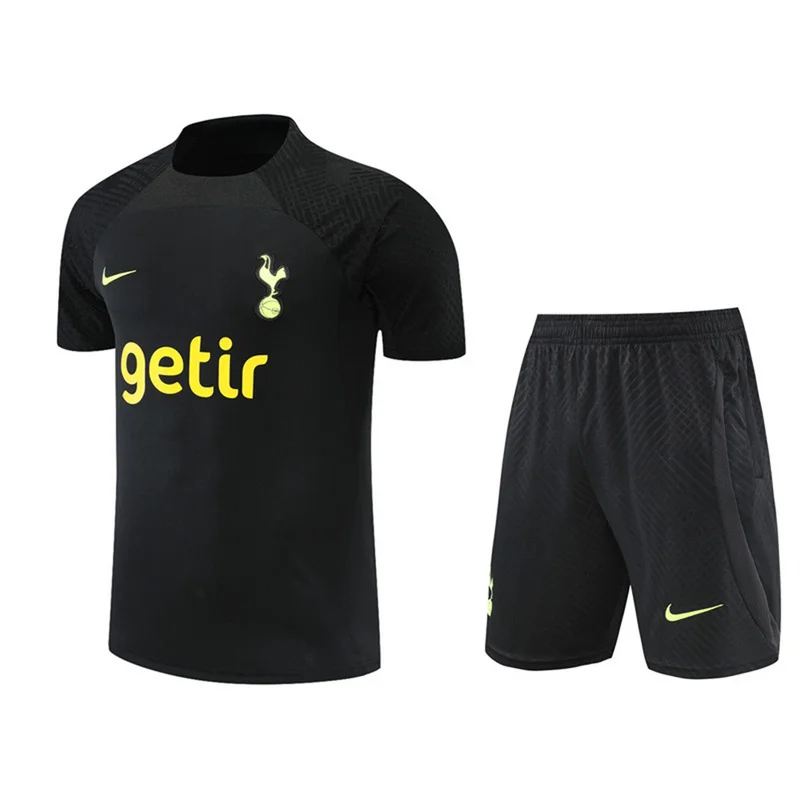 22-23 Tottenham jersey training kit black