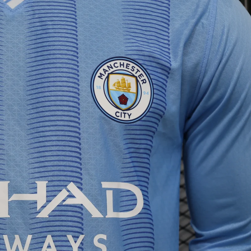 23-24 Manchester City jersey home long sleeve player version