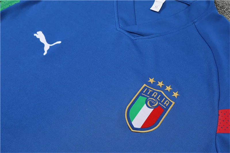 2022 Italy jersey training suit blue