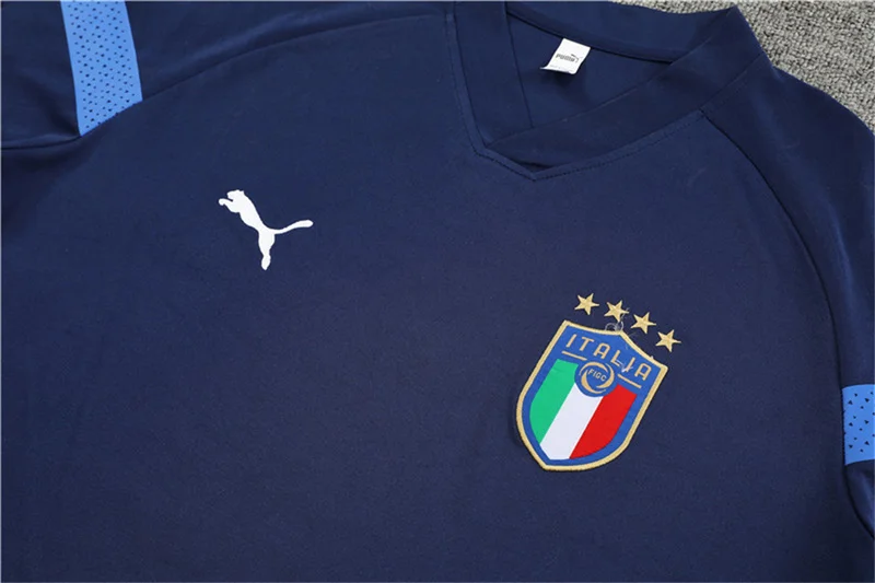 2022 Italy jersey training suit blue