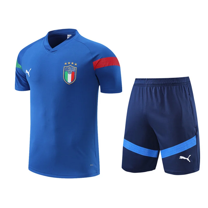 2022 Italy jersey training suit blue