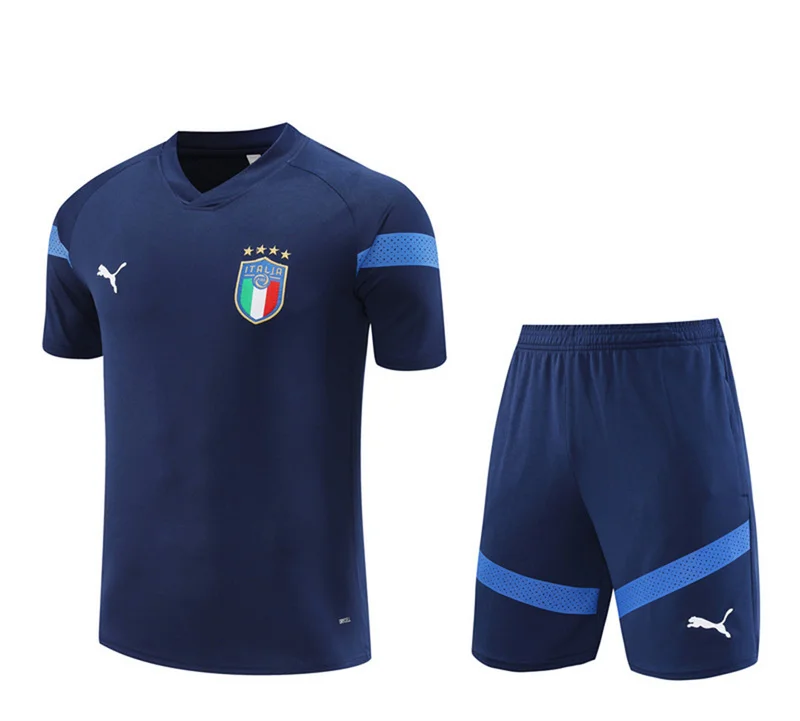 2022 Italy jersey training suit blue