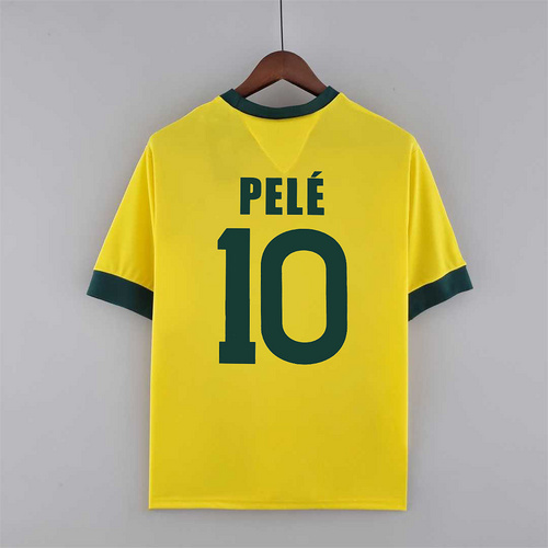 1970 Brazil jersey #10 Pele Commemorate the King of Football - LookPicBuy