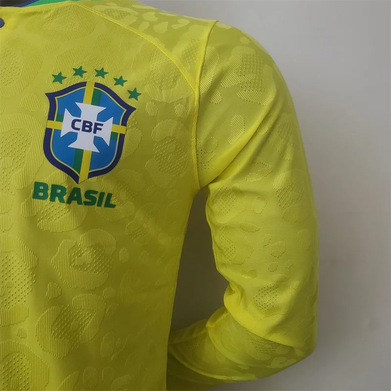 2022 Brasil home long sleeve player version