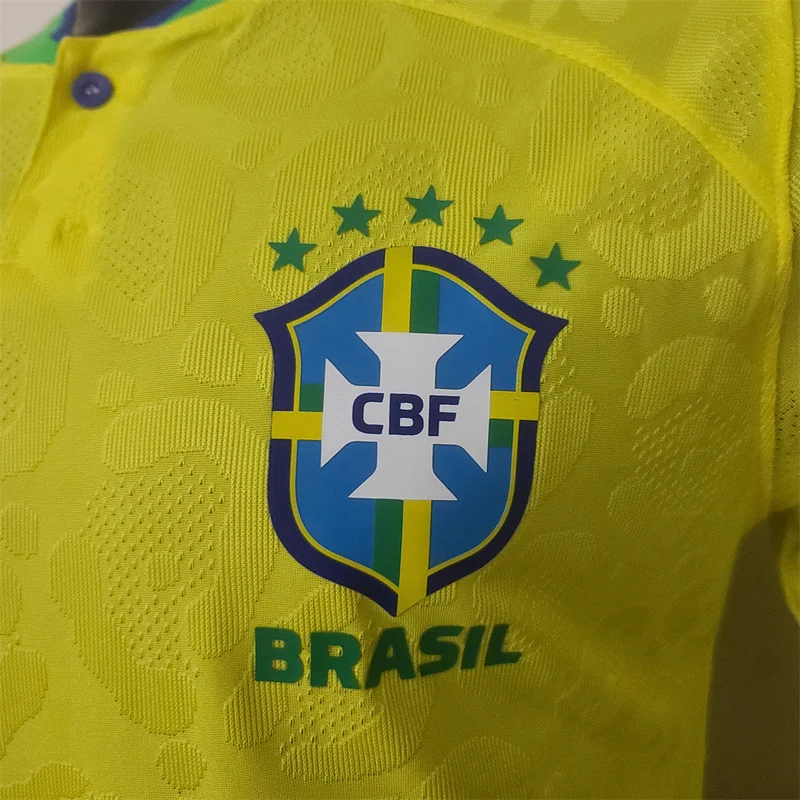 2022 Brasil home long sleeve player version