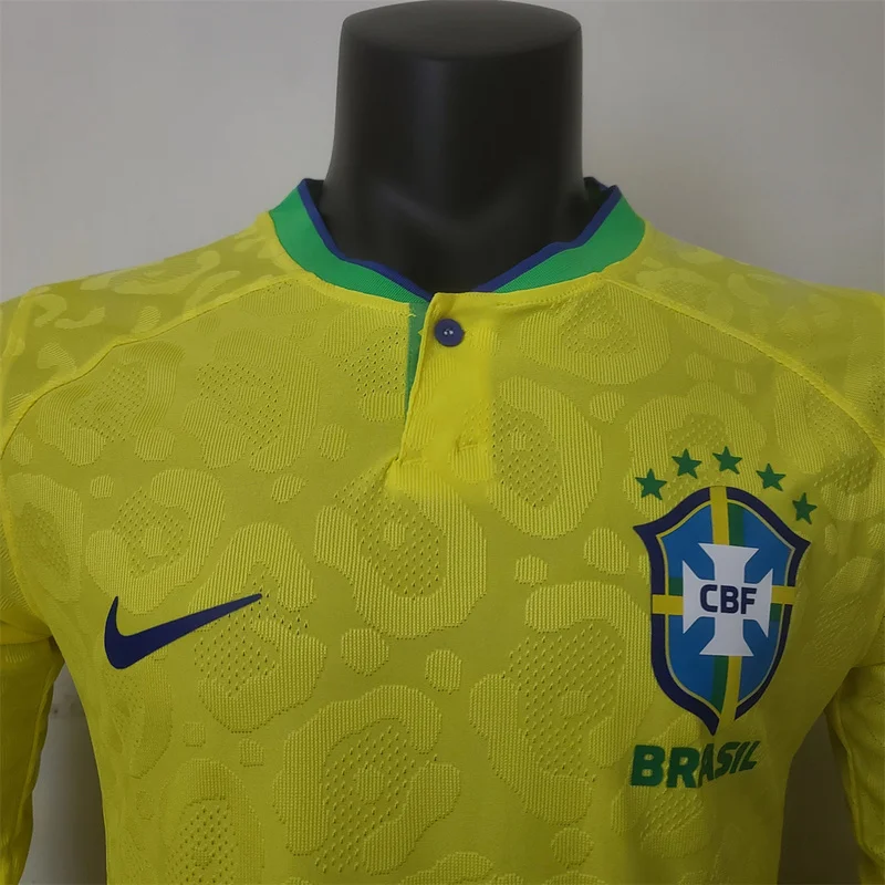 2022 Brasil home long sleeve player version