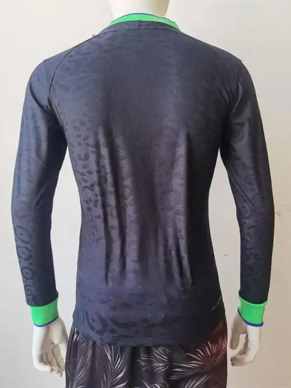 2022 Brasil black long sleeve player version