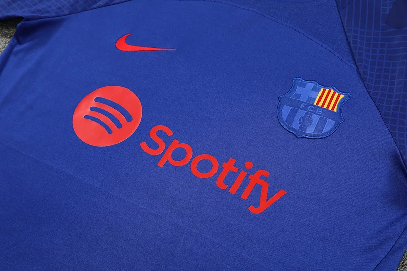 23-24 Barcelona jerseys blue training suit