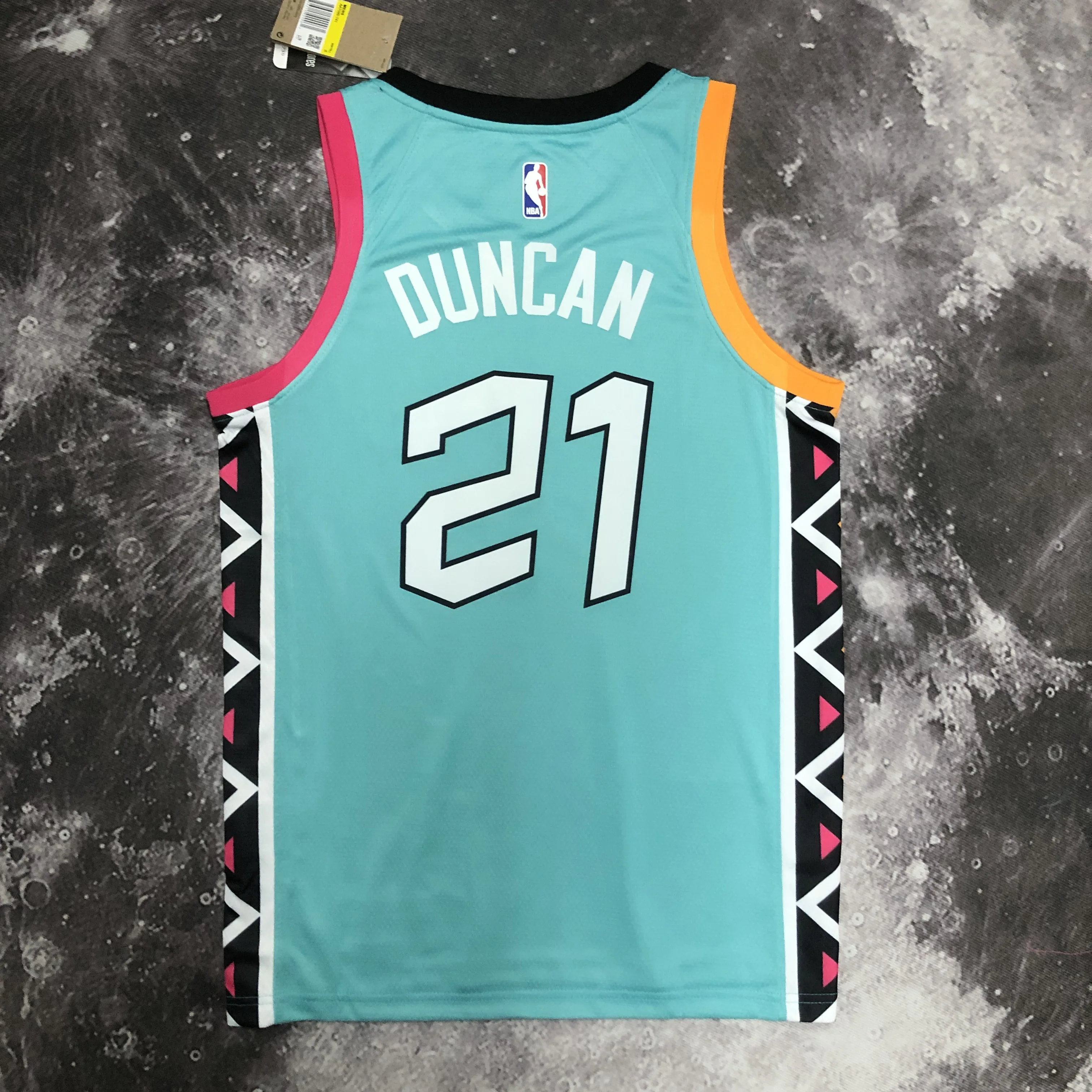 2023 Spurs City Edition No. 21 Duncan